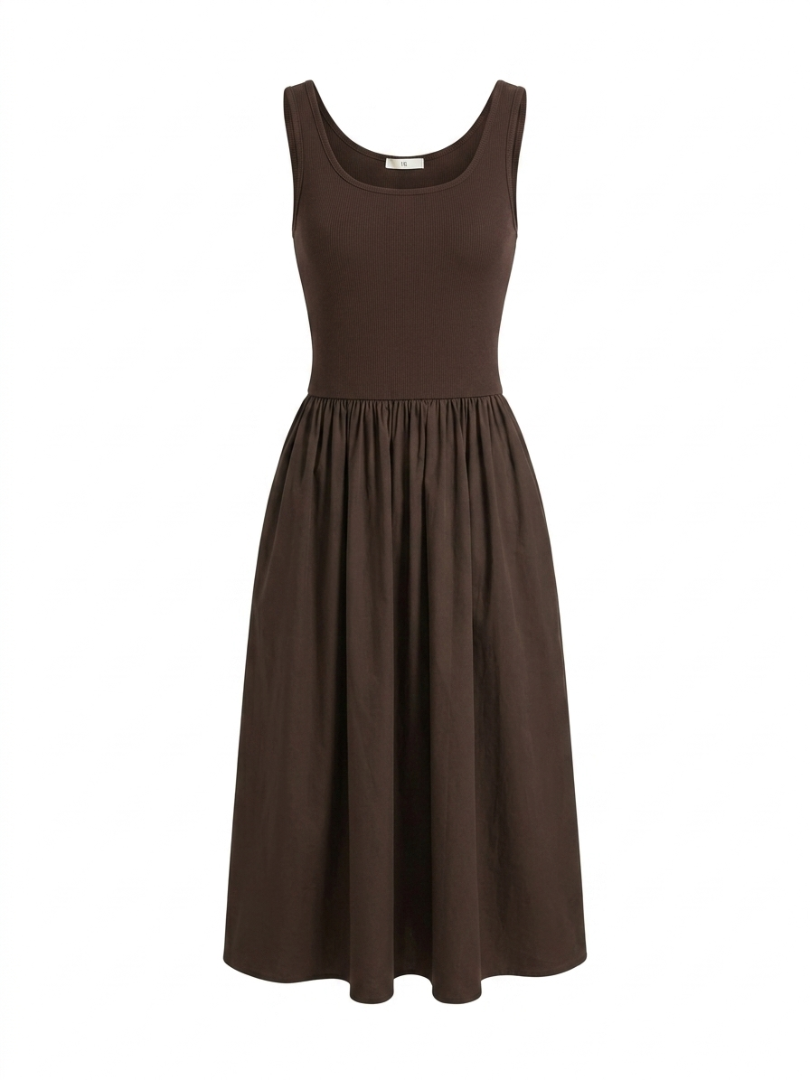 Vestido Dúo Marrón