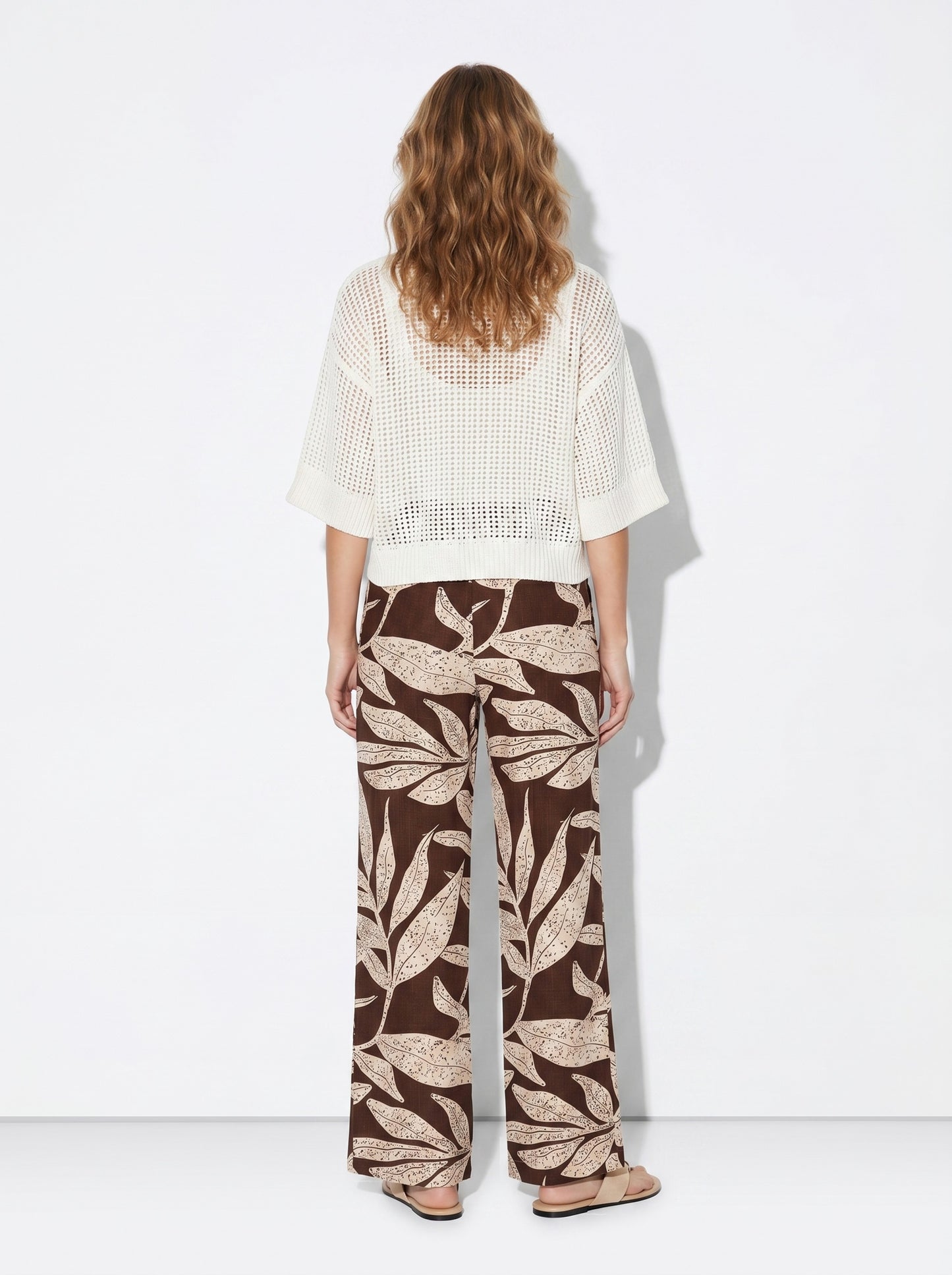 Pantalón hojas