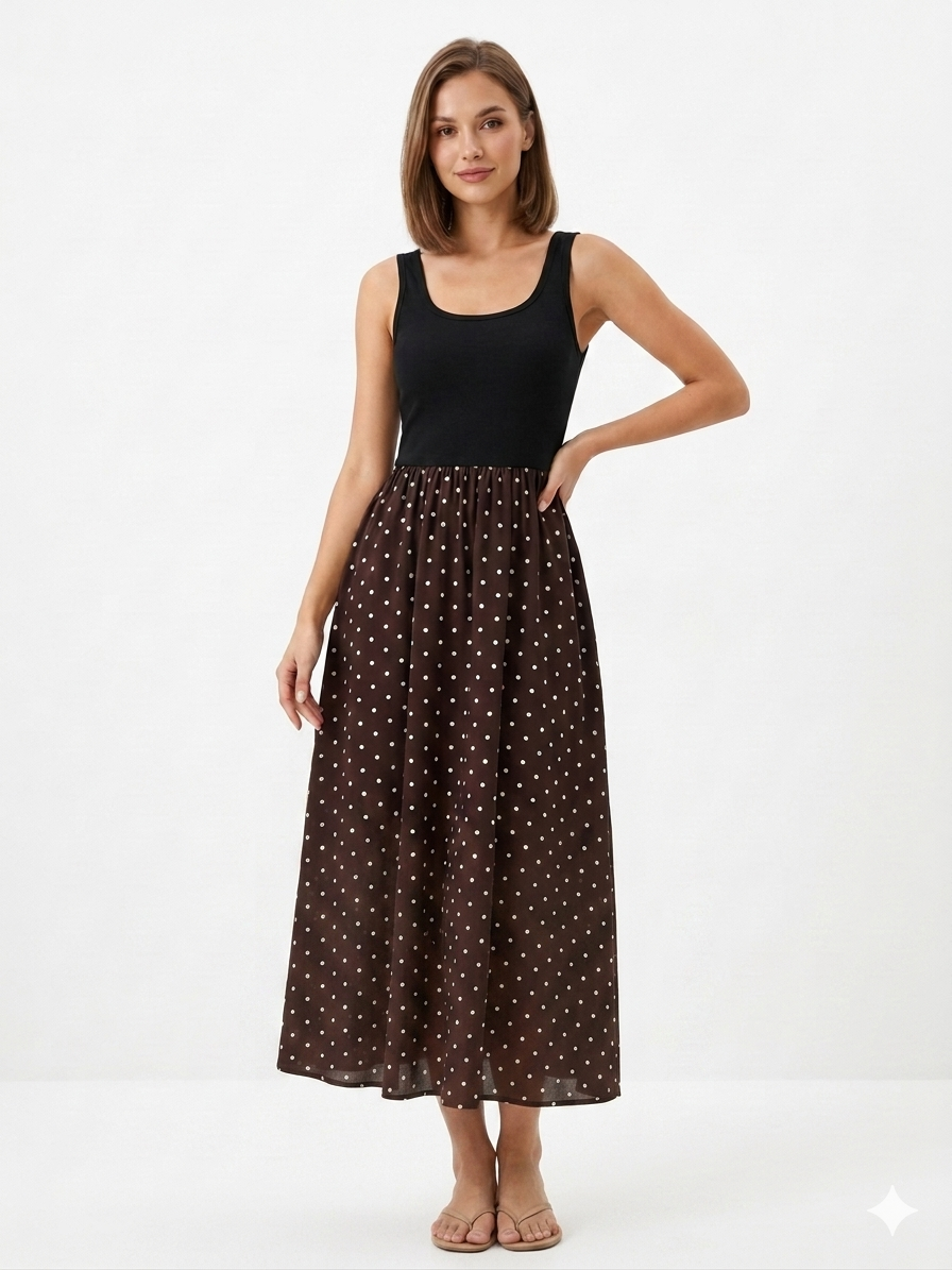 Vestido Dúo Topo