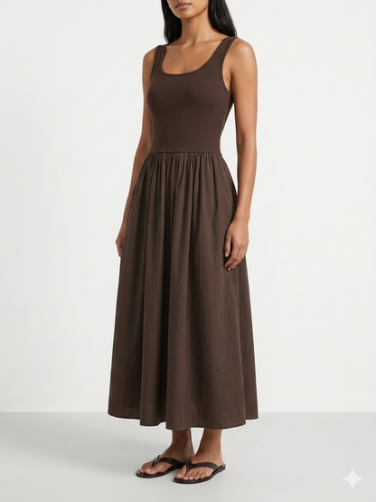 Vestido Dúo Marrón