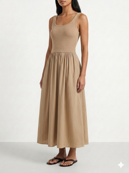 Vestido Dúo Beige
